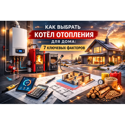 Как выбрать котёл отопления для дома: типы, мощность, эксплуатация