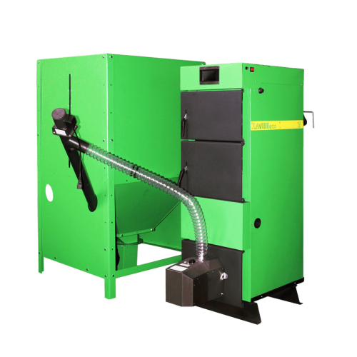 Пеллетный котёл: бункер, автоматика, обслуживание