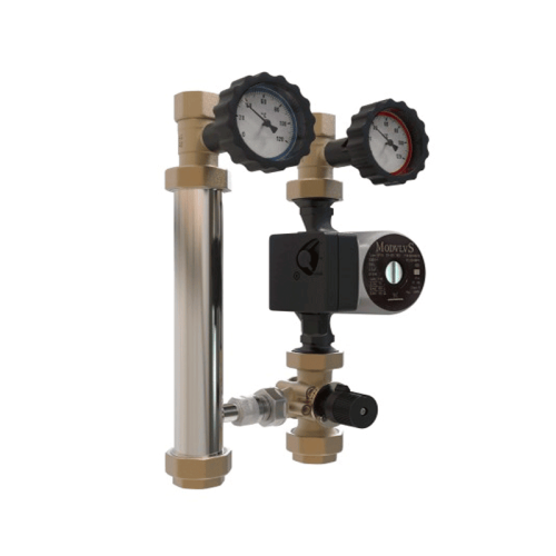 Насосная группа ПроксиТерм MK DN25 PRO без насоса c 3-х ходовым краном