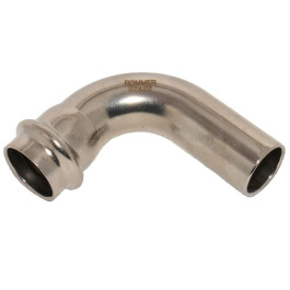 Угол 90° Rommer из нержавеющей стали 15 мм однораструбный