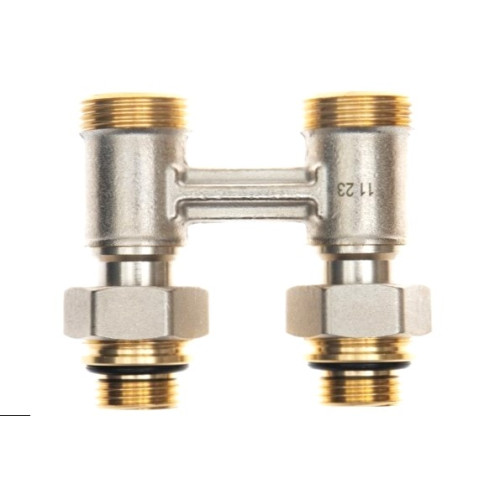 Клапан запорный для нижнего присоединения к радиатору, резьба 3/4, прямой, Ридан 003L0391R