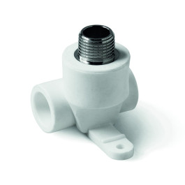 Угол полипропиленовый для смесителя Pro Aqua ДУ 20х1/2" мм НР резьба