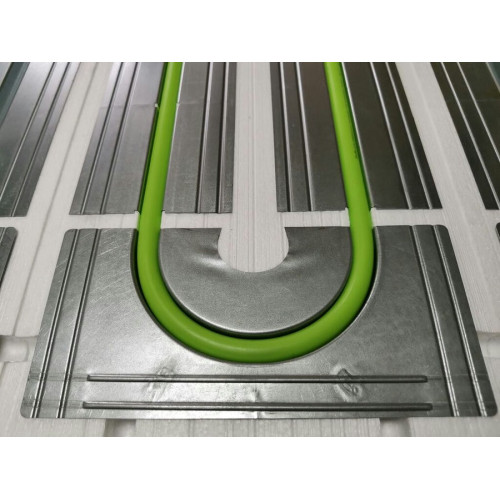 Поворотная пластина Рустеплопол, оцинкованная сталь, Ду 16мм, шаг укладки 150мм