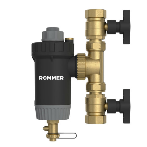 Магнитный сепаратор шлама с щетками поворотный ВР 1 1/4" корпус- композит Rommer