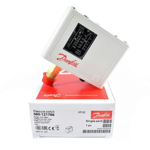 Реле давления Danfoss KPI 35 0,2-8 бар 0,4-1,5 бар G¼  арт. DNF060-121766