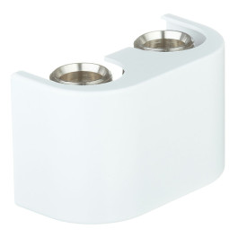 Панель декоративная для прямых узлов нижнего подключения белая F10093