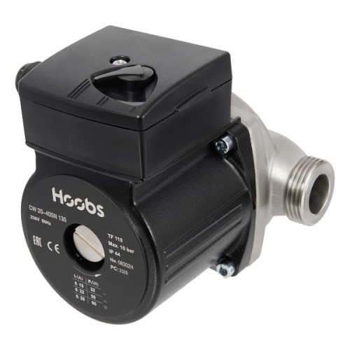 Насос циркуляционный CW 25-60SN 180мм 100Вт 1x230В 50Гц (корпус нерж.сталь) Hoobs