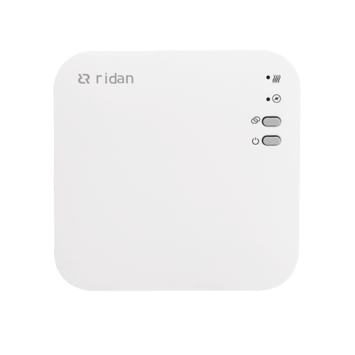 Беспроводной электронный комнатный термостат RT2000RF + RX1, белый, Ридан 087N6474R