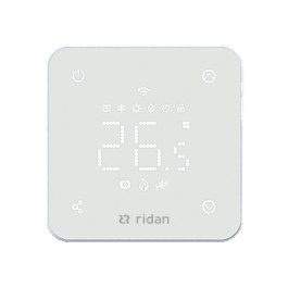 Электронный комнатный термостат RSmart-FW с Wi-Fi подключением 230V, белый, Ридан 088L1142R