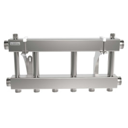 Коллектор нержавеющий модульный Gidruss MKSS-250-3х32 до 250 кВт 2" 3 контура