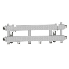 Коллектор модульный Gidruss MK-100-3 до 100 кВт 1 1/4" 4 контура