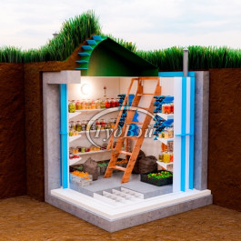 Пластиковый погреб ГудВэй Оптиум+ 5,5*2м