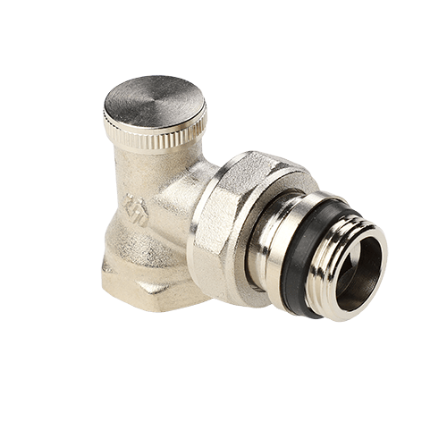 Клапан настроечный угловой MVI 1/2" резьба внутренняя/наружная с уплотняющим кольцом