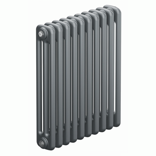 Трубчатый радиатор Rifar Tubog 3057 10 секций цвет титан нижнее подключение