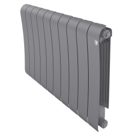 Биметаллический радиатор Royal Thermo Infinity 500 Silver Satin (10 секций)
