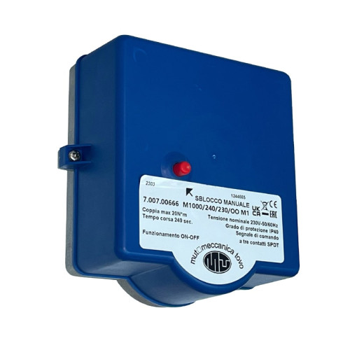 Электропривод поворотный MUT M1000/220/220/00, 2-х позиционный, 220 сек., DN 65-125