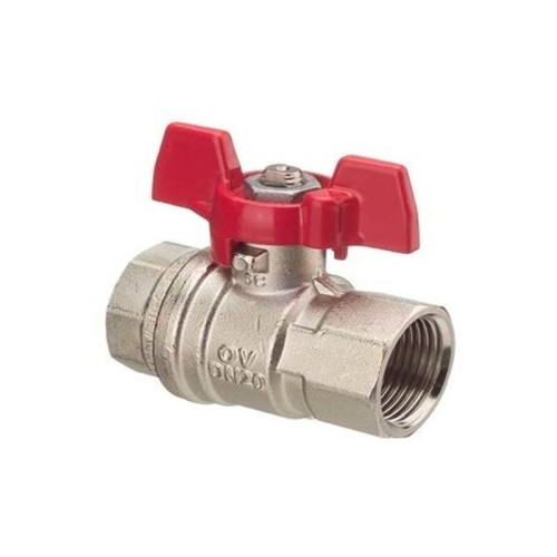 Кран шаровый Oventrop Optibal 1" ВР/BР ручка-бабочка (арт.1076108)