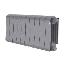 Биметаллический радиатор Royal Thermo Infinity 300 VR80 Silver Satin (10 секций)