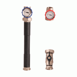 Насосная группа Rommer c прямым контуром без насоса 1"