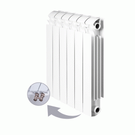 Алюминиевый радиатор Global Vox R-500 10 секций нижнее подключение