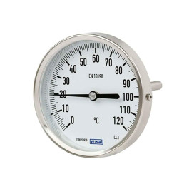 Термометр биметаллический осевой Dn 63 мм, гильза 50 мм 1/2" Elsen