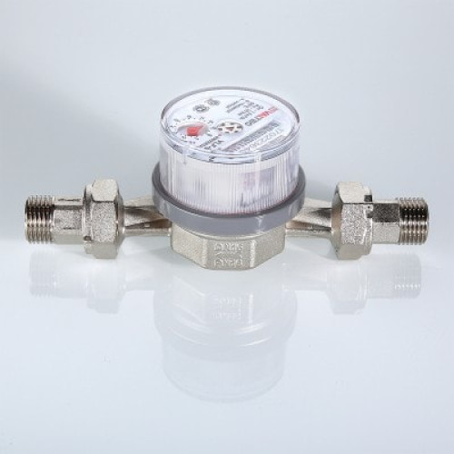Счётчик для воды универсальный Valtec ДУ 15мм L110мм со сгонами арт.VLF-15U