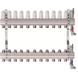 Коллектор для отопления Tim на 11 выходов (арт.KB011)