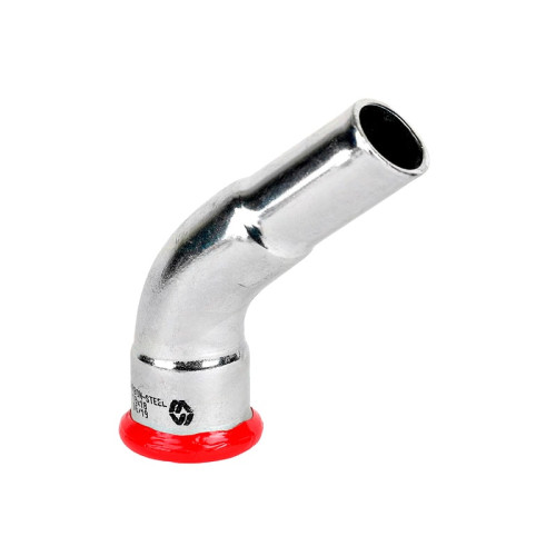 Колено 45° ВН из оцинкованной стали MVI 22 мм