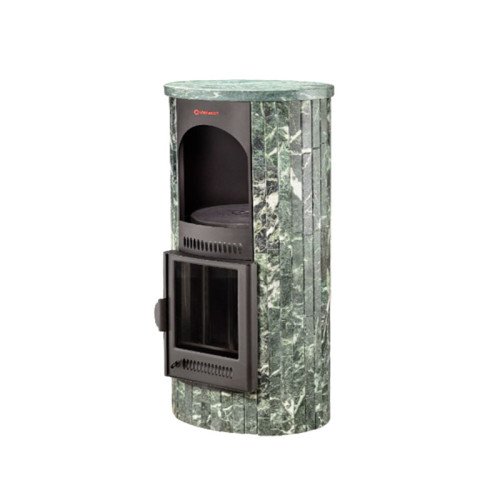 Отопительная печь Ферингер ПФ Лада облицовка цвета "змеевик" наборные ламели