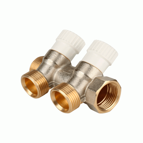 Коллектор для воды 2 выхода Stout 3/4"x3/4" Евроконус арт.SMB 6851 343402