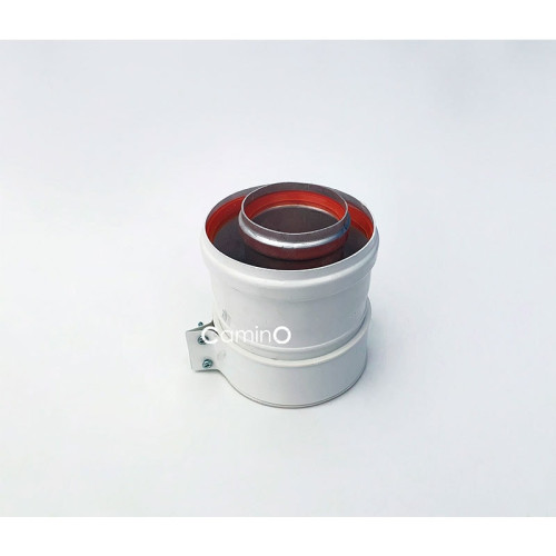 Вертикальный адаптер Camino для дымохода Viessmann, Baxi, Kiturami, MIZUDO 60/100 мм