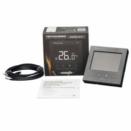 Терморегулятор электронный Теплолюкс Pontus Wi-Fi черный Space