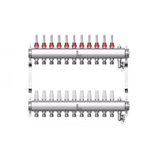 Коллектор с расходомерами Wester W902 1"x3/4" 11 контуров
