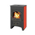 Печь-камин Везувий ПК-01 (205) 12 кВт красный с плитой