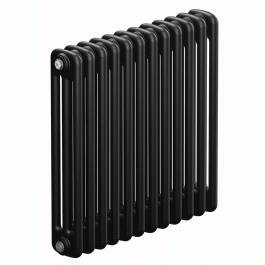 Трубчатый радиатор Rifar Tubog 3057 12 секций цвет антрацит нижнее подключение