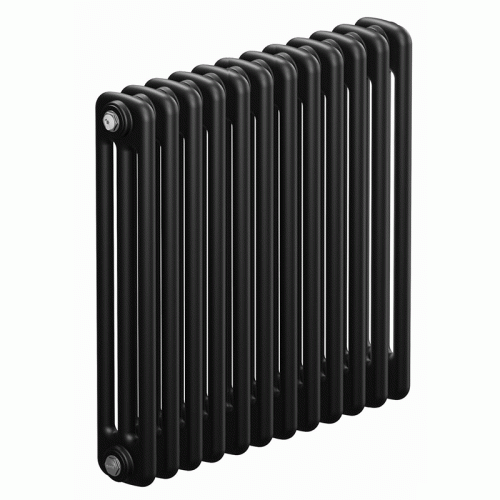 Трубчатый радиатор Rifar Tubog 3057 12 секций цвет антрацит нижнее подключение