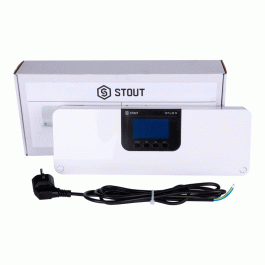 Проводной контроллер термостатических клапанов Stout L-9R