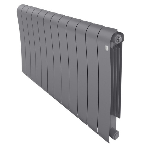 Биметаллический радиатор Royal Thermo Infinity 500 Silver Satin (12 секций)