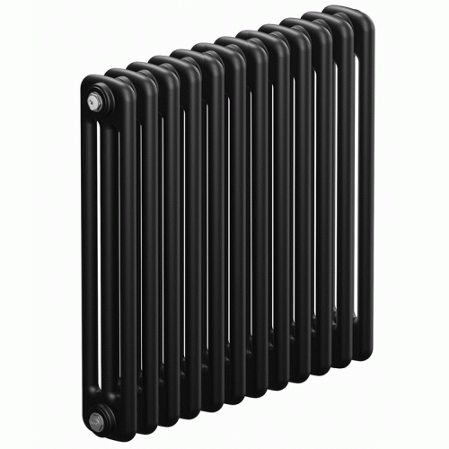 Трубчатый радиатор Rifar Tubog 3057 12 секций цвет антрацит боковое подключение