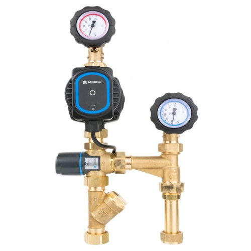 Насосная группа Afriso BPS 991 с термосмесителем ATM 561, без насоса 1"НГ