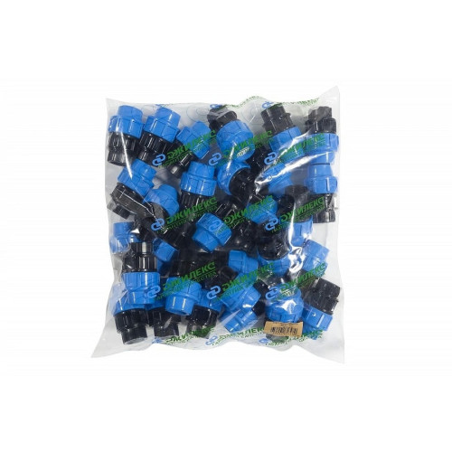 Муфта Джилекс 25x3/4" с внутренней резьбой для труб ПНД