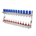Коллектор с расходомерами MVI 1"х3/4"ЕК 12 выходов