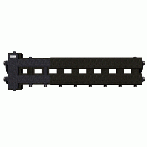 Коллектор Gidruss BM-80-5D EPP до 80 кВт 1 1/4"-1" 4 контура EPP термоизоляция