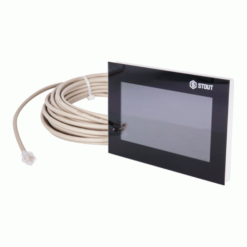 Проводная контрольная панель управления Stout М-7 чёрная