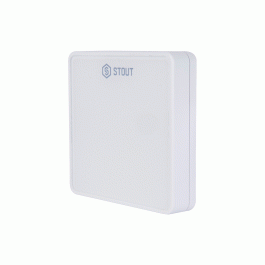 Беспроводной комнатный датчик Stout С-8R белый