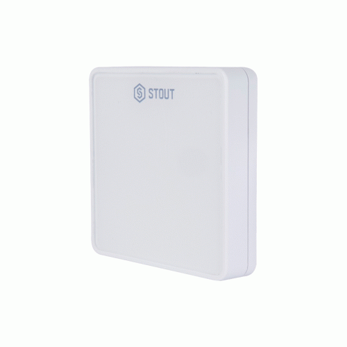 Беспроводной комнатный датчик Stout С-8R белый