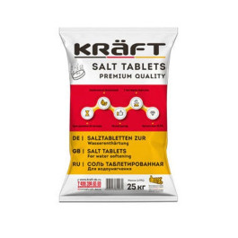 Таблетированная соль для водоподготовки Kraft 25 кг