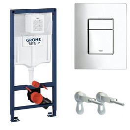 Инсталляция Grohe Rapid SL 38772001 для подвесного унитаза с кнопкой Skate Cosmopolitan
