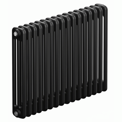 Трубчатый радиатор Rifar Tubog 3057 16 секций цвет антрацит нижнее подключение