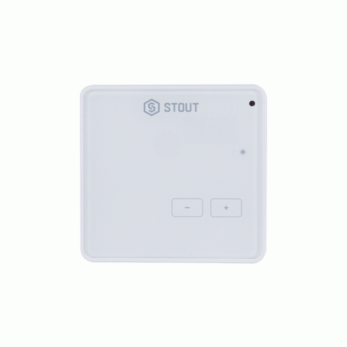 Проводной комнатный регулятор Stout R-9Z белый